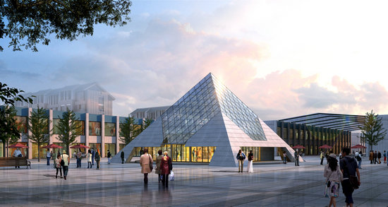 天水金字塔网架